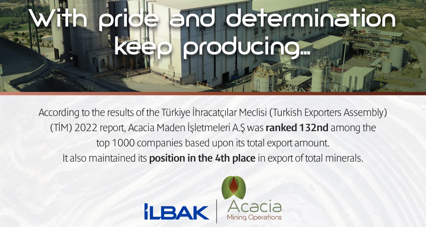 Acacia Maden İşletmeleri A.Ş, Turkish Exporters Assembly