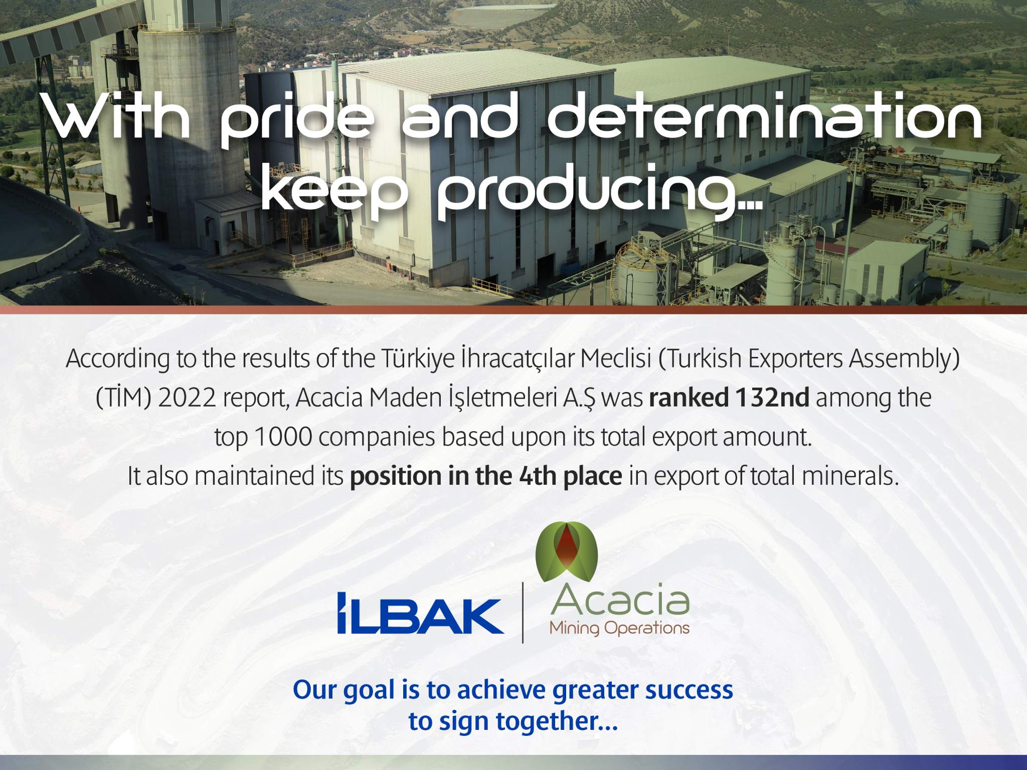 Acacia Maden İşletmeleri A.Ş, Turkish Exporters Assembly